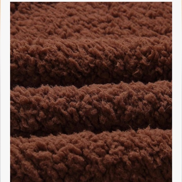 Cozy Brown Sherpa Jacket - Picture 4 of 7